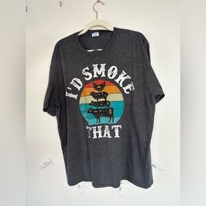 ‘I’d Smoke That’ Vintage Style Shirt Sz. XL